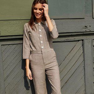 Christy Dawn - The Painter Jumper - Woven Stone - Size S